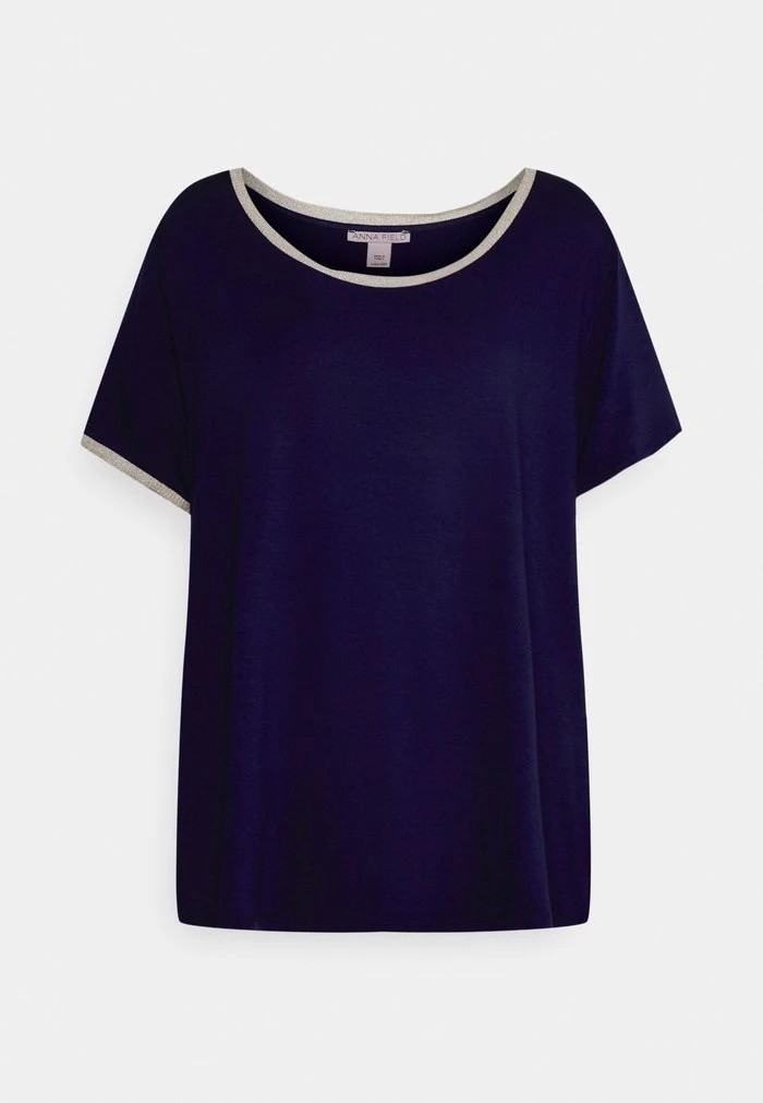 T-Shirt ANNA FIELD Anna Field Basic T-shirt Bleu Marine Femme | CNS-8266179